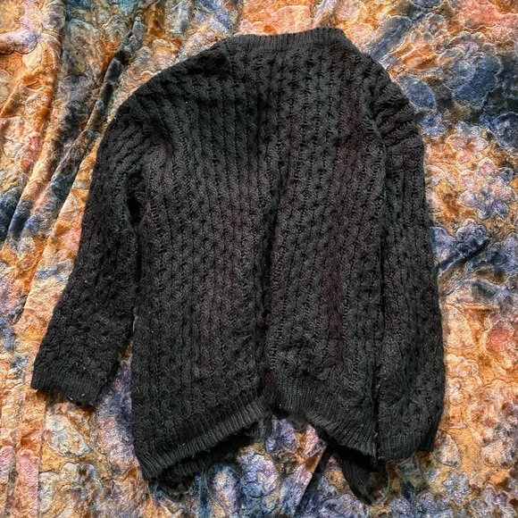 Super Soft Black Cardigan - Picture 2 of 2